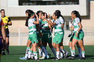 Del gol de Paulina Peña, Tania Baca, Celeste Guevara, Paulin