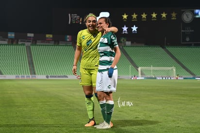 Wendy Toledo, Isela Ojeda » Santos vs Querétaro J14 C2019 Liga MX Femenil