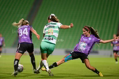 Luisa De Alba, Alexandra Godínez, Karen Díaz | Santos Laguna vs Tuzas del Pachuca femenil