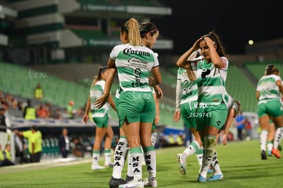 Gol, Alexia Villanueva, María Yokoyama » Santos Laguna vs Puebla Liga MX femenil