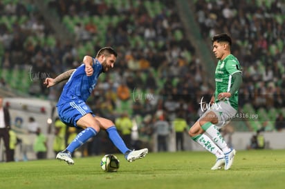Omar Campos, André-pierre Gignac | Guerreros del Santos Laguna vs Tigres UANL J1 C2023 Liga MX