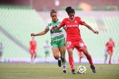 Alexia Villanueva, Brenda Da Graca | Santos vs Toluca J10 C2023 Liga MX femenil