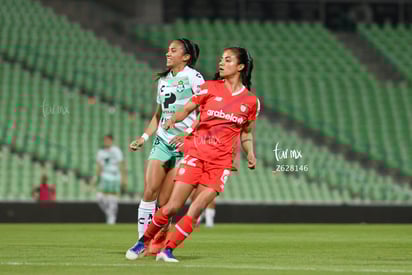 Michel Ruiz, Patricia Jardón | Santos vs Toluca  femenil