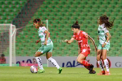Natalia Gómez Junco, Brenda López | Santos vs Toluca  femenil