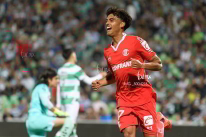 festejo de gol, Brian García » Santos vs Toluca J7 C2023 Liga MX