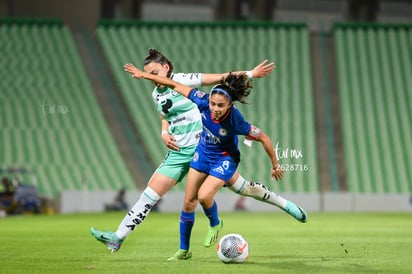 Natalia Miramontes, Dalia Molina » Santos vs Cruz Azul femenil