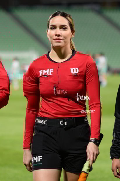 foto arbitros Santos Laguna vs Cruz Azul femenil
