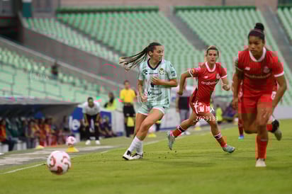 Natalia Macías Valadez, María Cuadrado | Santos Laguna vs Toluca FC femenil