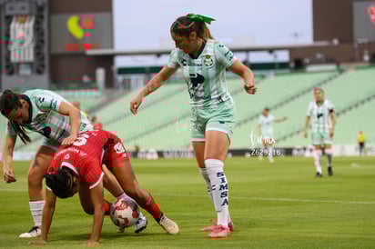 Alessandra Ramirez, Mariel Román | Santos Laguna vs Toluca FC femenil