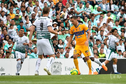 Osvaldo Martínez, Julio Furch, Jesús Dueñas | Clausura cuartos de final 2018, Santos vs Tigres, vuelta