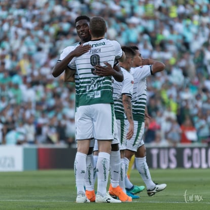 Festejo de gol, Djaniny | Clausura semifinal 2018, Santos vs América, ida