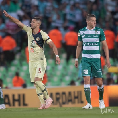 Guido Rodríguez, Julio Furch | Santos vs América jornada 16 apertura 2018