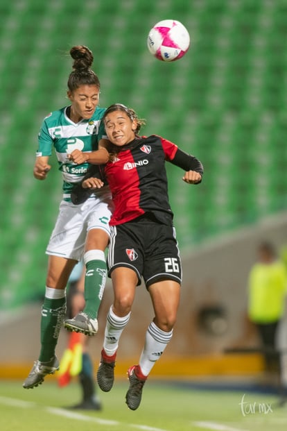 Brenda Guevara 7, Zellyka Arce 26 | Santos vs Atlas jornada 16 apertura 2018 femenil