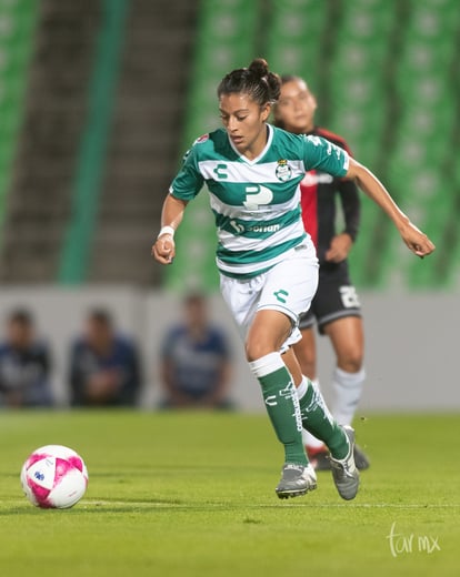 Brenda Guevara 7 | Santos vs Atlas jornada 16 apertura 2018 femenil