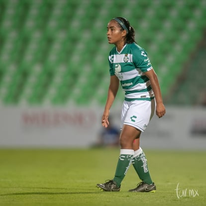 Yahaira Flores 8 | Santos vs Atlas jornada 16 apertura 2018 femenil