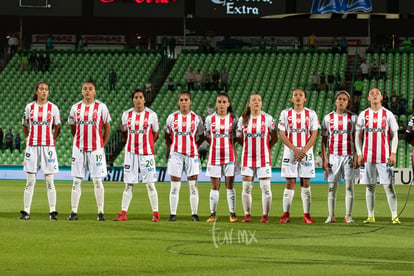 entonando himno | Santos vs Necaxa jornada 10 apertura 2018 femenil