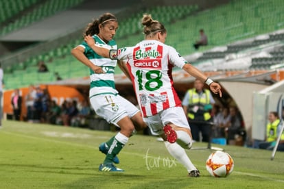 Nancy Quiñones (santos) | Santos vs Necaxa jornada 10 apertura 2018 femenil