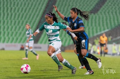 Yahaira Flores 8 | Santos vs Querétaro jornada 14 apertura 2018 femenil