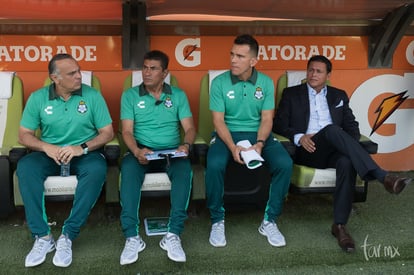 Cuerpo técnico Santos | Santos vs Tigres jornada 5 apertura 2018