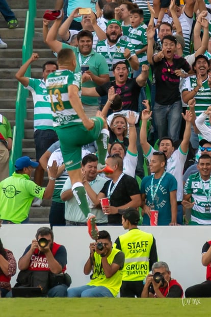 Festejo Cabecita | Santos vs Tigres jornada 5 apertura 2018