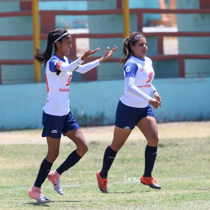 festejo de gol | Aztecas FC vs Esffem Zacatecas femenil sub 17