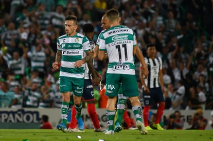 festejo de gol de Lozano | Santos CFA2019 Monterrey CFA2019