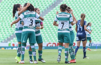 Alexxandra Ramírez, Estela Gómez, Brenda Guevara | Santos vs Atlético San Luis jornada 16 apertura 2019 Liga MX femenil