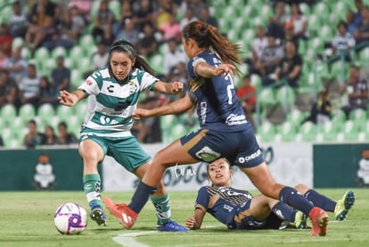 Alejandra Vázquez, Ashly Martínez | Santos vs Atlético San Luis jornada 16 apertura 2019 Liga MX femenil