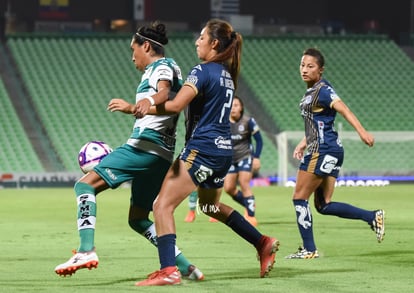 Alejandra Vázquez, Estela Gómez | Santos vs Atlético San Luis jornada 16 apertura 2019 Liga MX femenil