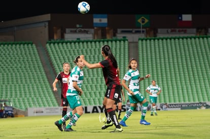 Isela Ojeda, Alexxandra Ramírez | Santos vs Atlas jornada 8 apertura 2019 Liga MX femenil