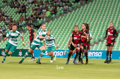 Fátima Delgado, Ana Gutiérrez, Brenda Guevara | Santos vs Atlas jornada 8 apertura 2019 Liga MX femenil