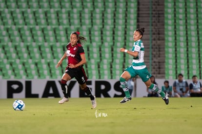 Alejandra Franco, Brenda Guevara | Santos vs Atlas jornada 8 apertura 2019 Liga MX femenil