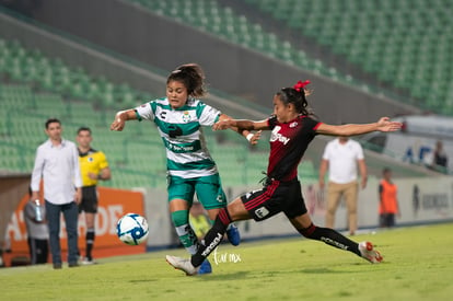 Alejandra Franco, Alexxandra Ramírez | Santos vs Atlas jornada 8 apertura 2019 Liga MX femenil