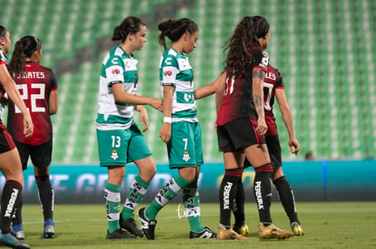 Isela Ojeda, Brenda Guevara | Santos vs Atlas jornada 8 apertura 2019 Liga MX femenil