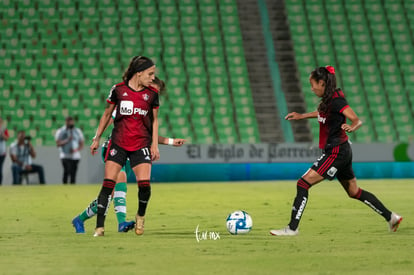 Joana Robles, Alejandra Franco | Santos vs Atlas jornada 8 apertura 2019 Liga MX femenil