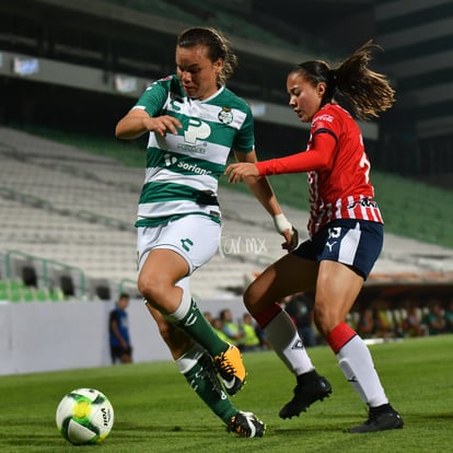 Isela Ojeda 19, Anette Vázquez 19 | Santos vs Chivas J12 C2019 Liga MX Femenil