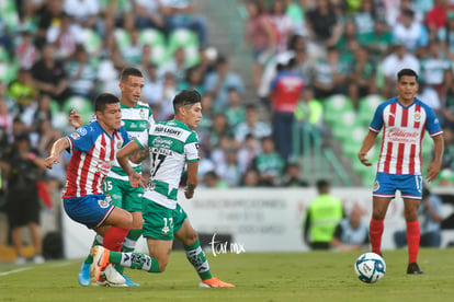 Michael Pérez, Gerardo Arteaga | Santos vs Chivas jornada 1 apertura 2019 Liga MX