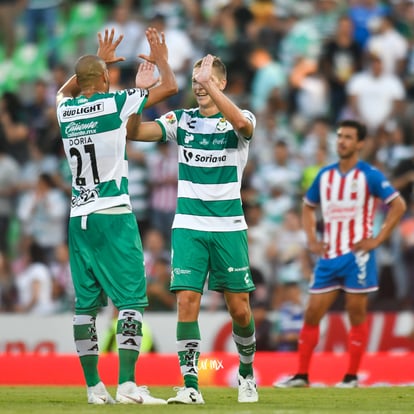 Matheus Doria, Julio Furch | Santos vs Chivas jornada 1 apertura 2019 Liga MX