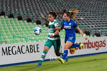 Rubí Ruvalcaba, Alexxandra Ramírez | Santos vs Cruz Azul jornada 10 apertura 2019 Liga MX femenil