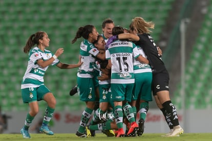 Celebración de gol de Arlett Tovar 4 | Santos vs Cruz Azul jornada 10 apertura 2019 Liga MX femenil