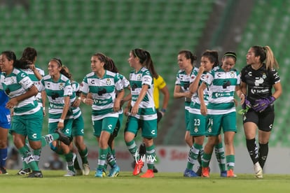 Celebración de gol de Arlett Tovar 4 | Santos vs Cruz Azul jornada 10 apertura 2019 Liga MX femenil