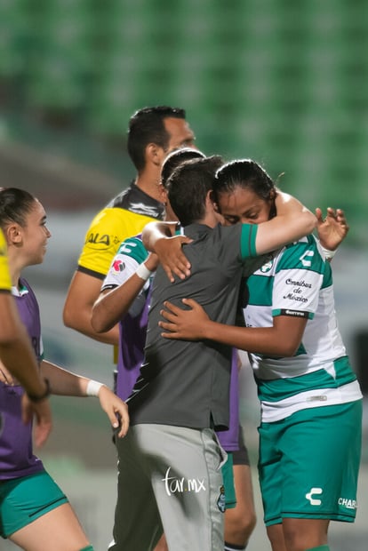 Celebración de gol de Arlett Tovar 4, Arlett Tovar | Santos vs Cruz Azul jornada 10 apertura 2019 Liga MX femenil