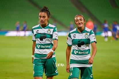 Nancy Quiñones, Brenda Guevara | Santos vs Cruz Azul jornada 10 apertura 2019 Liga MX femenil