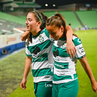 Daniela Delgado, Linda Valdéz | Santos vs Cruz Azul jornada 10 apertura 2019 Liga MX femenil