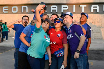 afición celeste | Santos vs Cruz Azul jornada 18 apertura 2019 Liga MX