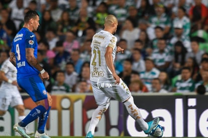 Milton Caraglio, Matheus Doria | Santos vs Cruz Azul jornada 18 apertura 2019 Liga MX