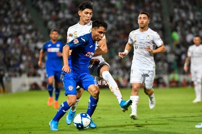 Josué Domínguez, Gerardo Arteaga | Santos vs Cruz Azul jornada 18 apertura 2019 Liga MX