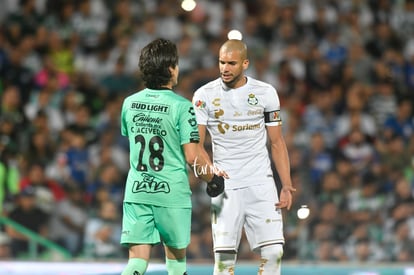 Matheus Doria, Carlos Acevedo | Santos vs Cruz Azul jornada 18 apertura 2019 Liga MX