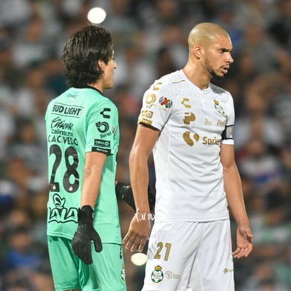 Matheus Doria, Carlos Acevedo | Santos vs Cruz Azul jornada 18 apertura 2019 Liga MX