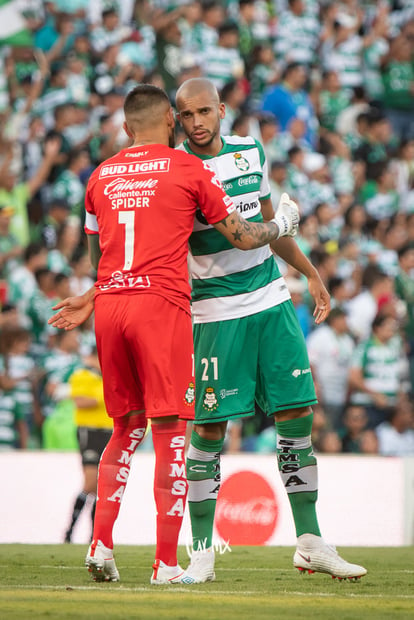 Matheus Doria, Jonathan Orozco | Santos vs FC Juárez jornada 3 apertura 2019 Liga MX